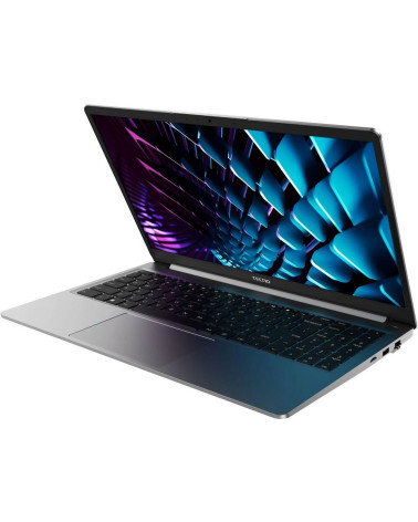 Ноутбук TECNO MegaBook K15SDA AMD Ryzen 5 7430U/16Gb (2*8 D4)/SSD512Gb/15.6"/IPS/FHD/1920x1080/60Hz/Win11/RJ-45/Grey/1.75kg