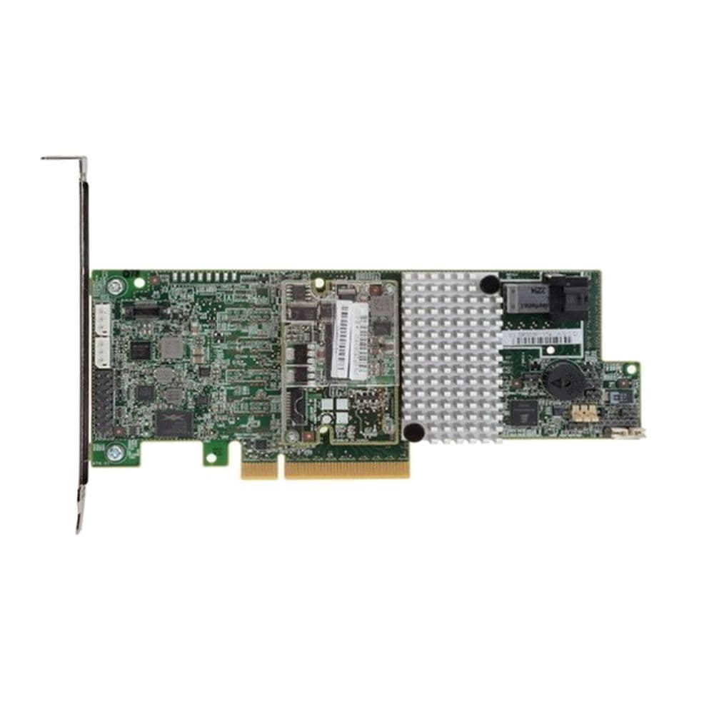 RAID-контроллер Broadcom LSI MegaRAID SAS 9361-4i SGL (LSI00415 / 05-25420-10) PCIe 3.0 x8 LP, SAS/SATA 12G, RAID 0,1,5,6,10,50,60, 4port (1*int SFF8643), Cache 1GB, 3108ROC