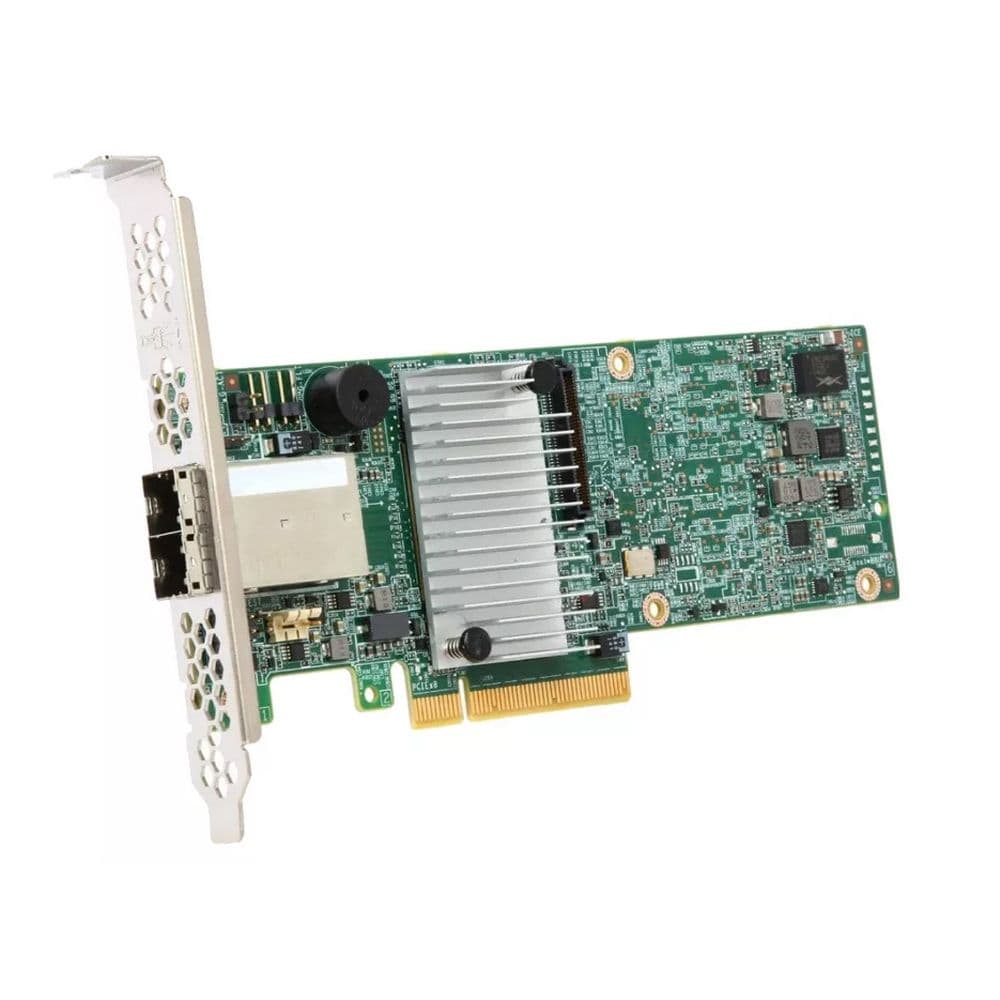 RAID-контроллер Broadcom LSI MegaRAID SAS 9380-8E (LSI00438 / 05-25528-04) PCIe 3.0 x8 LP, SAS/SATA 12G, RAID 0,1,5,6,10,50,60, 8port(2*ext SFF8644), Cache 1GB, 3108ROC