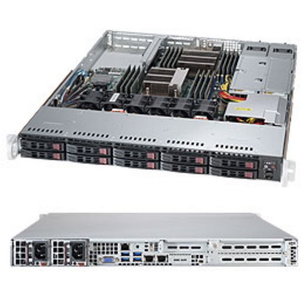 Платформа системного блока SuperMicro SYS-1028R-WTR X10DRW-i, 116TQ-R706WB 1U Rackmount SC116TQ-R706WB X10DRW-i SATA3 (6Gbps)