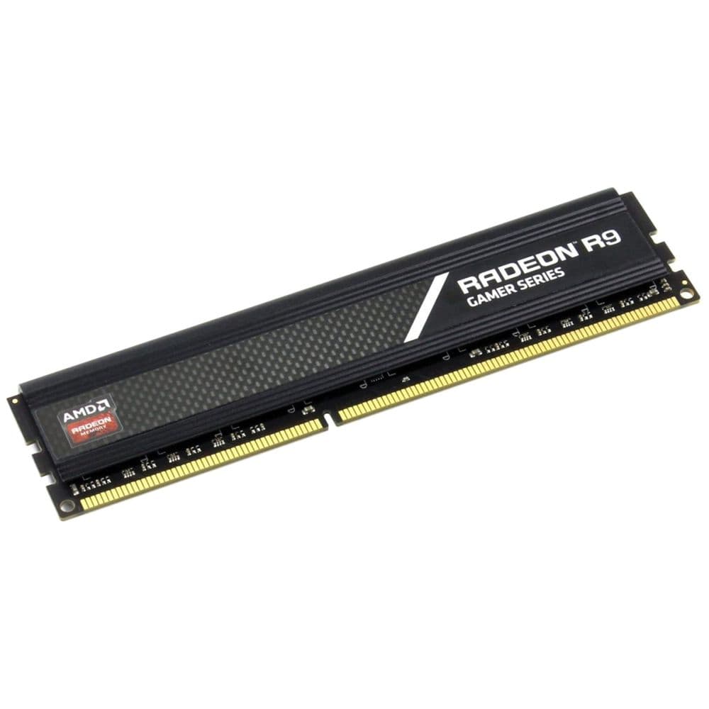 Модуль памяти AMD Radeon™ Gamer Series R944G3206U1S 4GB DDR4 3200 DIMM Heat Shield, Black, Retail