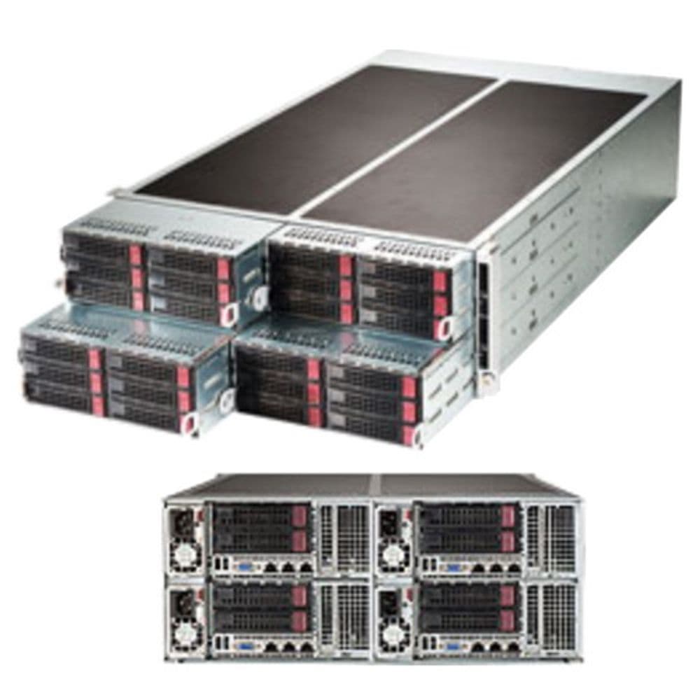 Платформа системного блока SuperMicro SYS-F628R3-RTB+, X10DRFR F424AS-R1K28BP Rear HDDs