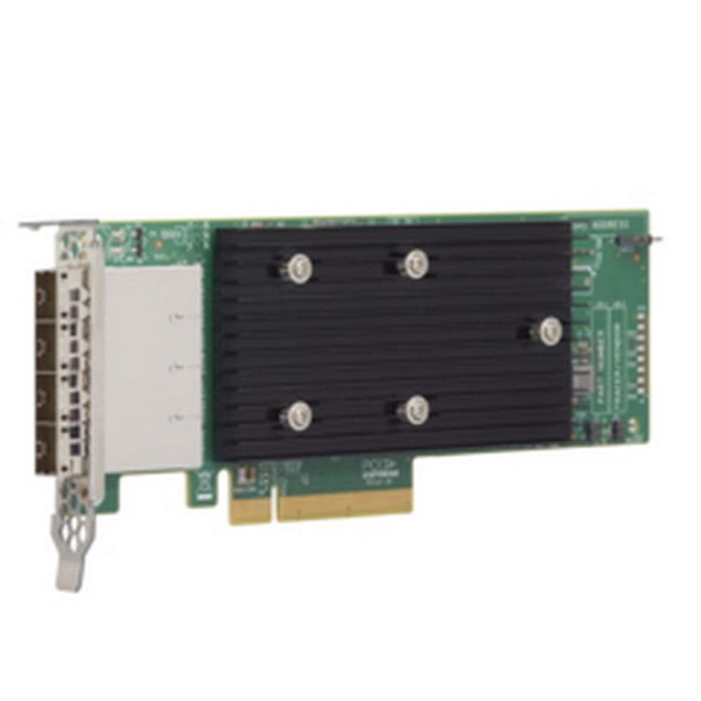 HBA-адаптер Broadcom LSI SAS 9305-16E SGL (05-25704-00) PCIe 3.0 x8 LP, SAS/SATA 12G HBA, 16port(4*ext SFF8644), 3216 IOC