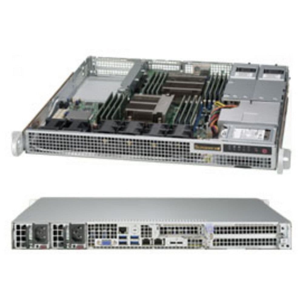 Платформа системного блока SuperMicro SYS-1028R-WMR 1U Rackmount SC514-R400W X10DRW-E LGA2011 16xDDR4 10xSATA3 2xUSB3.0 4xUSB2.0 2xPCI-E3.0x16 Full-height, Half-length slots