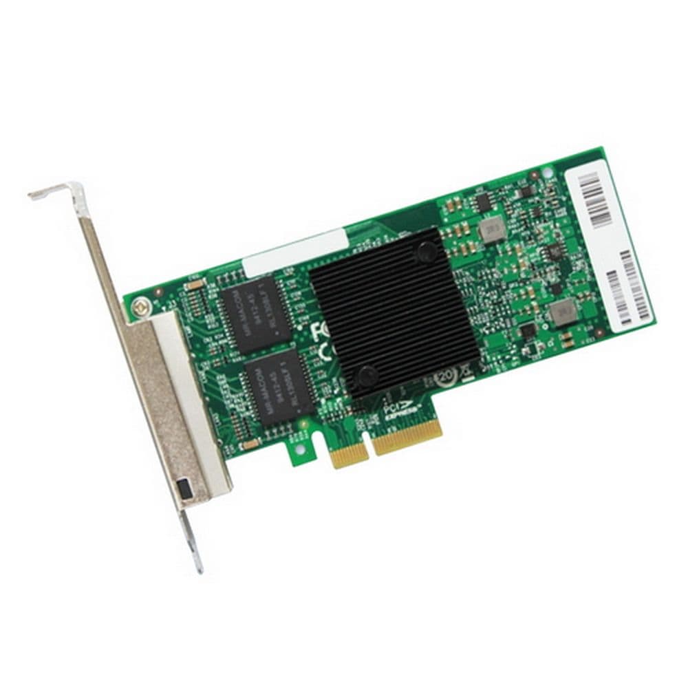 Сетевой адаптер ACD ACD-I350AM4-4x1G-RJ45 Ethernet Network Adapter, Intel i350, 4x RJ45 1GbE, PCI-E v2 x4, VMDq. PCI-SIG SR-IOV