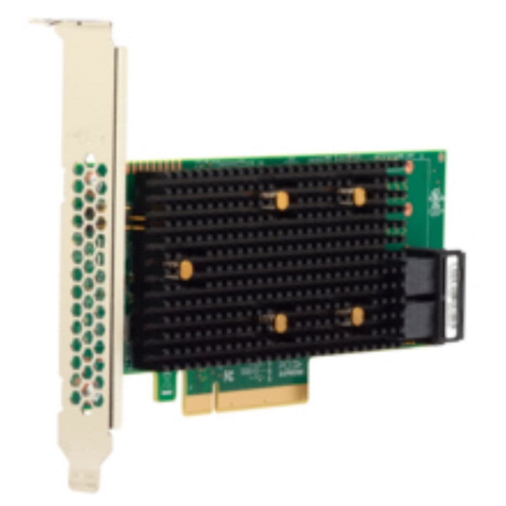 HBA-адаптер Broadcom SAS 9400-8i SGL (05-50008-01) PCIe 3.1 x8 LP, Tri-Mode SAS/SATA/NVMe 12G HBA, 8port(2*int SFF8643), 3408 IOC