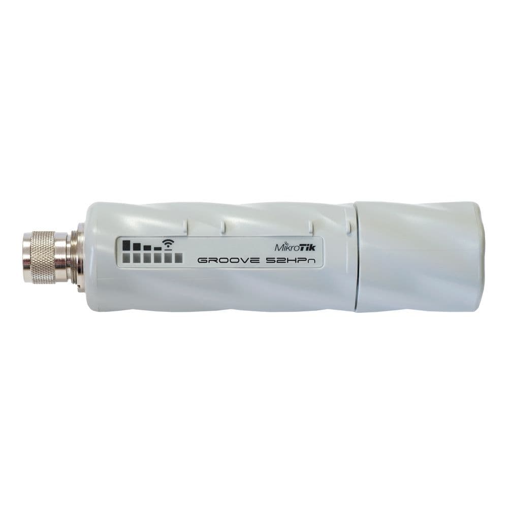 Точка доступа Wi-Fi MIKROTIK RBGroove52HPn Wi-Fi AP. 802.11 a/b/g/n 2.4Ghz/5GHz, 1x Ethernet 10/100, PoE
