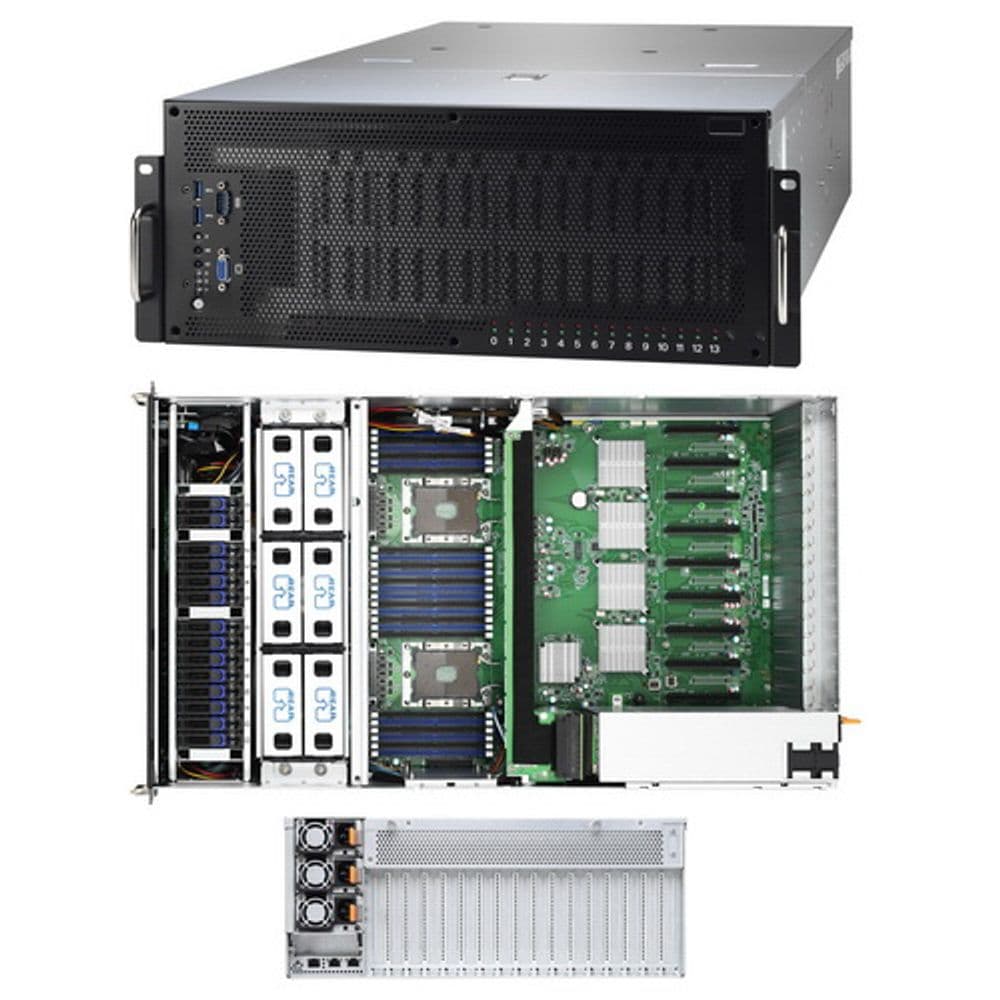 Платформа системного блока Tyan TYAN FA77-B7119 (B7119F77V14HR-2T-N) 2x Purley, 4U, (2) LGA3647 Intel Xeon Scalable Processor, 8x «GPU, 2.5» SATA hdd bays x 14