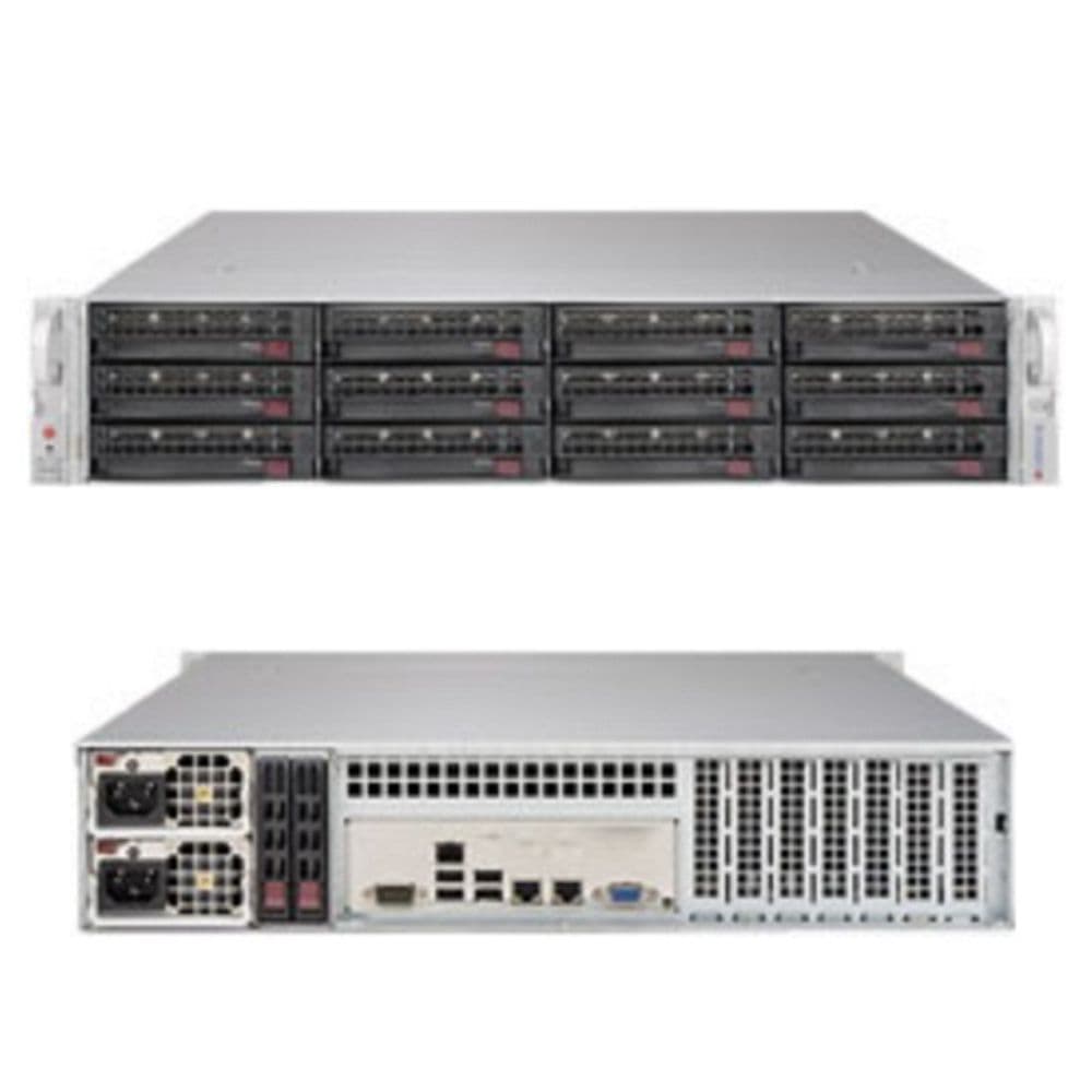 Платформа системного блока SuperMicro SSG-6029P-E1CR12L 2U, 2x LGA3647, SAS3 (Broadcom 3008 AOC) SATA3 (6Gbps) RAID 0, 1, 5, 10