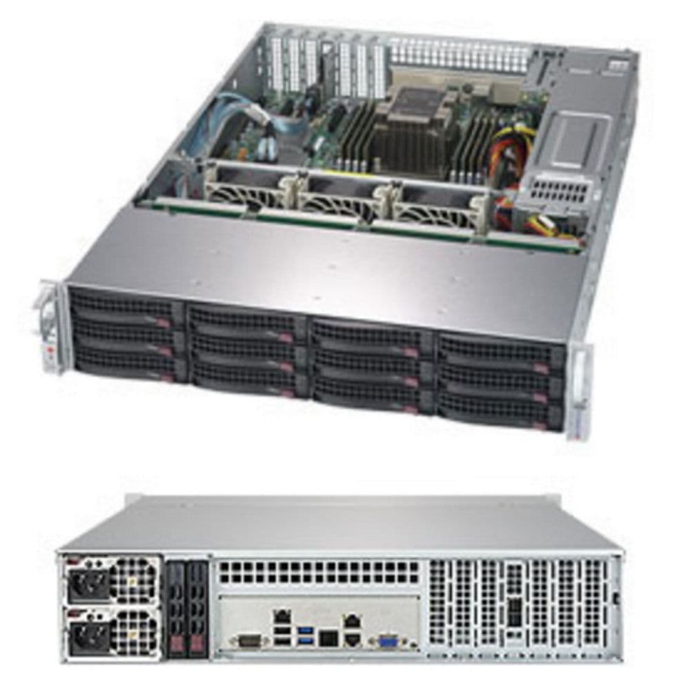 Платформа системного блока SuperMicro SSG-5029P-E1CTR12L X11SPH-nCTF, CSE-826BE1C-R802LPB
