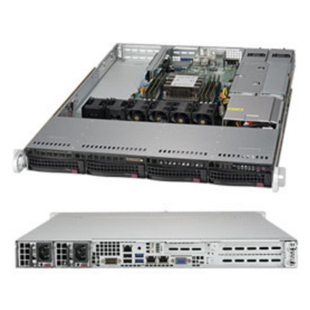 Платформа системного блока SuperMicro SYS-5019P-WTR 1U Rackmount SC815TQC-R504WB X11SPW-TF
