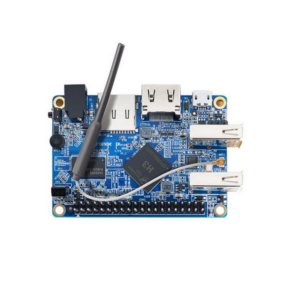 Одноплатный компьютер Orange Pi Orange Pi Lite (RD002), Allwinner H3 1.6GHz, 512Mb, HDMI, WiFi, 2xUSB, microSD, 40xGPIO