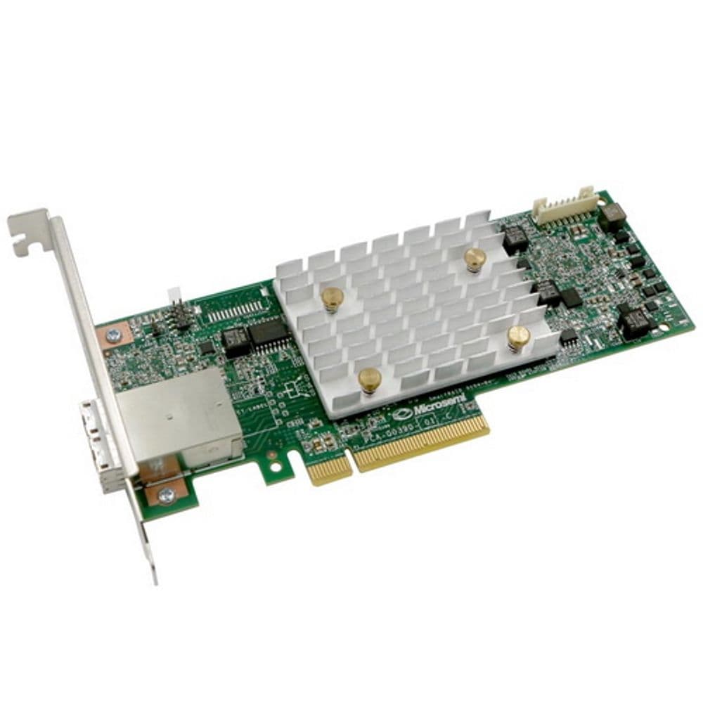 RAID-контроллер Microsemi Adaptec SmartRAID 3154-8e (2290800-R) PCI Express 3.0 x8, SAS-3 12 Гб/с, 4GB, 2хSFF8644 external