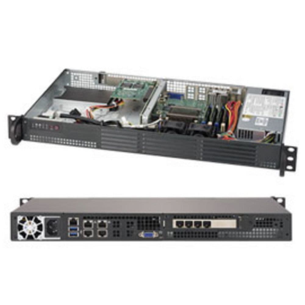Платформа системного блока SuperMicro SYS-5019A-12TN4 1U Rackmount CSE-504-203B A2SDi-LN4F