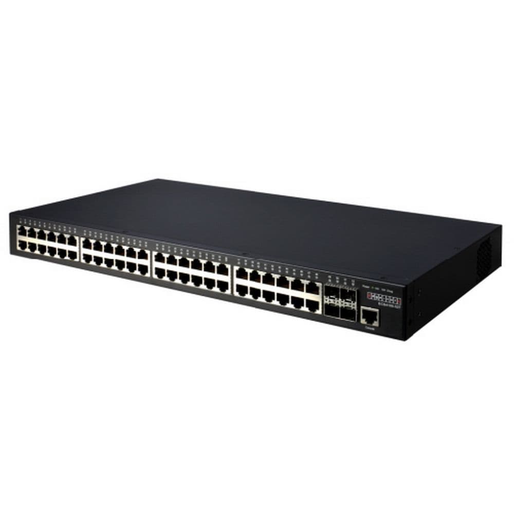 Коммутатор Edge-corE ECS4100-52T Edge-corE 48-Port 10/100/1000Base-T + 4 Gigabit Ethernet SFP, fan-less design L2+ Gigabit Ethernet Switch