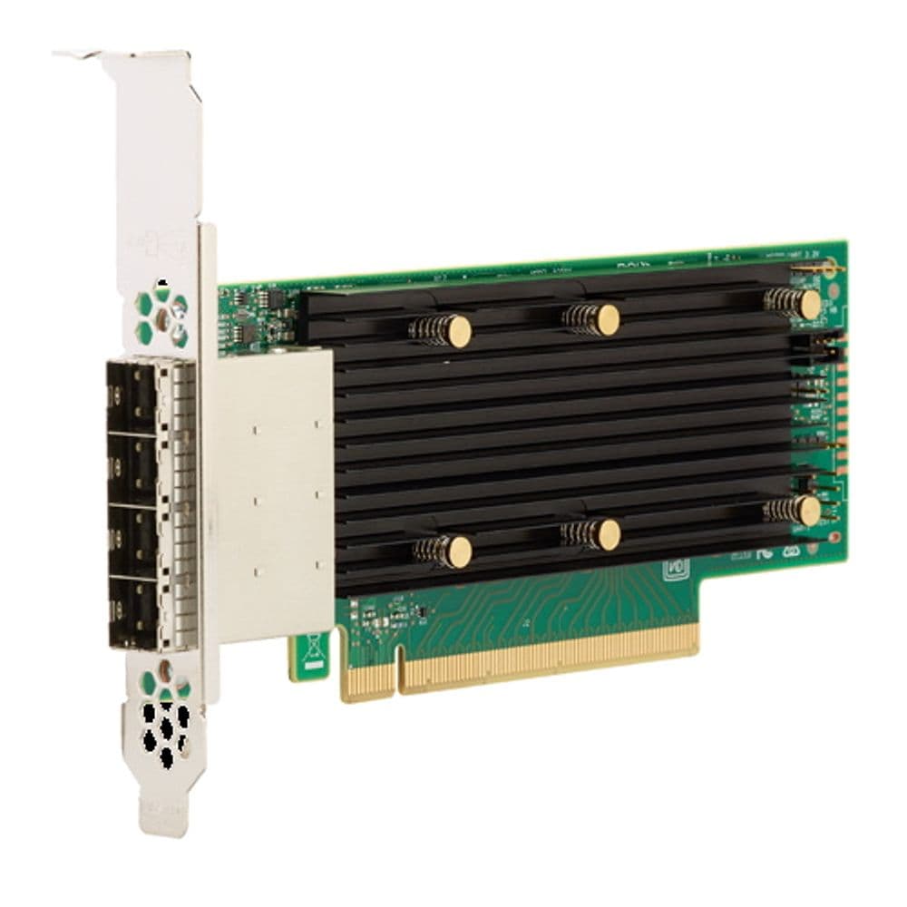 HBA-адаптер Broadcom SAS 9405W-16e SGL (05-50044-00) PCIe 3.1 x16 LP, Tri-Mode SAS/SATA/NVMe 12G HBA, 16port(4*ext SFF8644), 3616W IOC