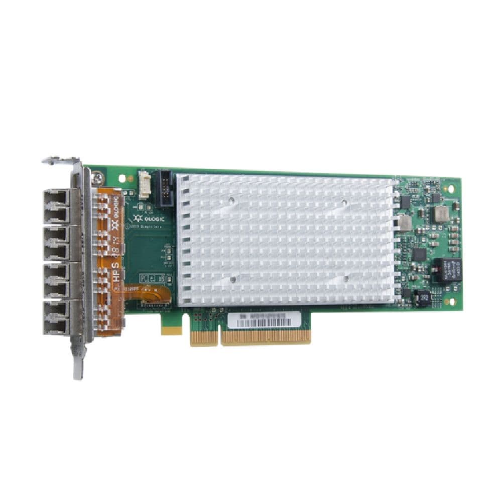 Сетевой адаптер Qlogic QLE2694L-CK 16Gb/s FC HBA, 4-port, PCIe v3.0 x8, LC SR MMF, Low Profile (трансиверы впаяны, в комплекте только короткий брекет)