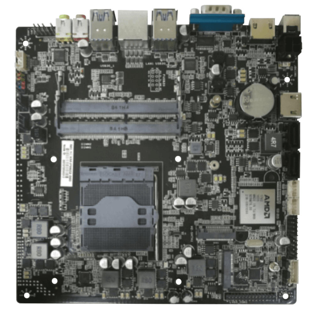 Материнская плата JWIPC JWA320I AM4, AMD A320, 2*SO-DDR4,1*M.2(2230),1*M.2(2242/2280),HDMI,COM,USB3.0, 2*SATA3.0, LVDS(30Pin 2.0mm), Thin Mini-ITX OEM