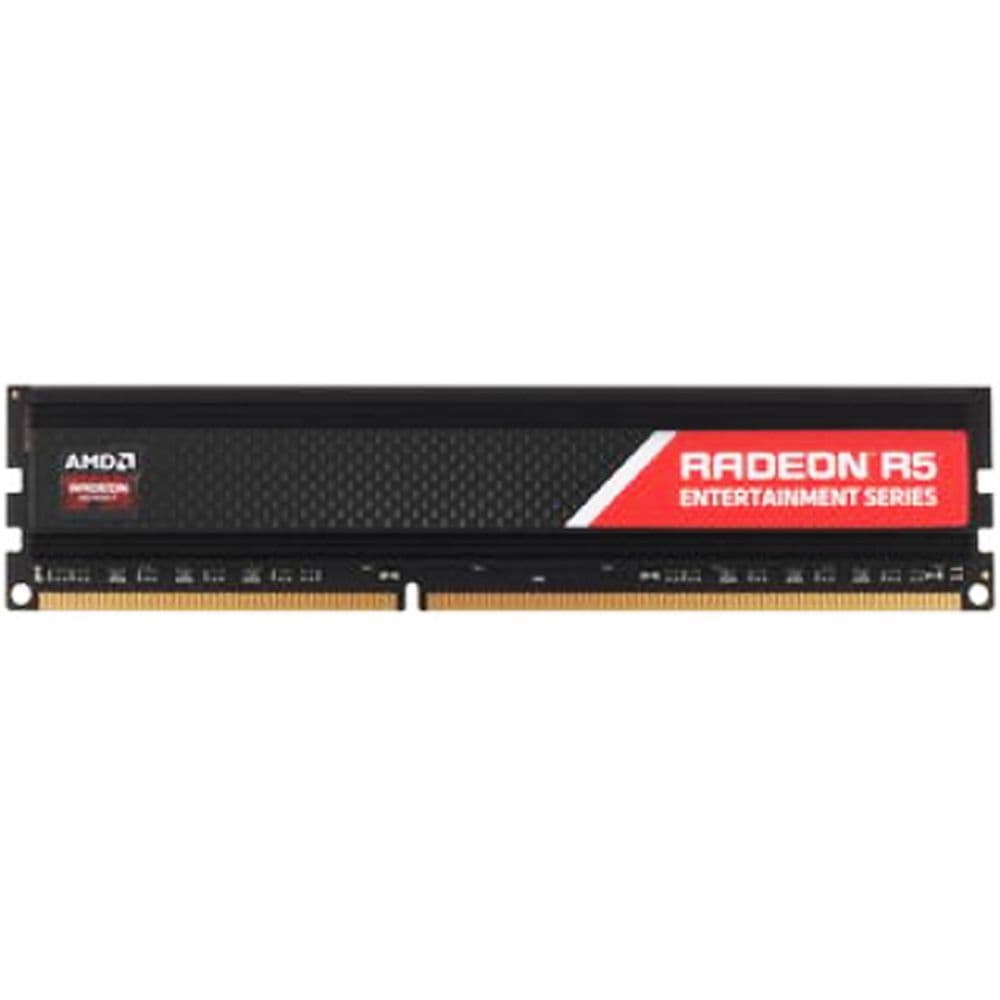 Модуль памяти AMD Radeon 4GB DDR3 1600 DIMM R5 Entertainment Series Black Gaming Memory R5S34G1609U1S Non-ECC, R5S34G1609U1S CL9, 1.5V, Heat Shield, RTL
