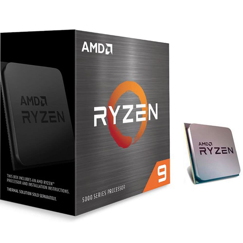 Центральный Процессор AMD RYZEN 9 5900X BOX (100-100000061WOF)(Vermeer, 7nm, C12/T24, Base 3,70GHz, Turbo 4,80GHz, Without Graphics, L3 64Mb, TDP 105W, w/o cooler, SAM4)