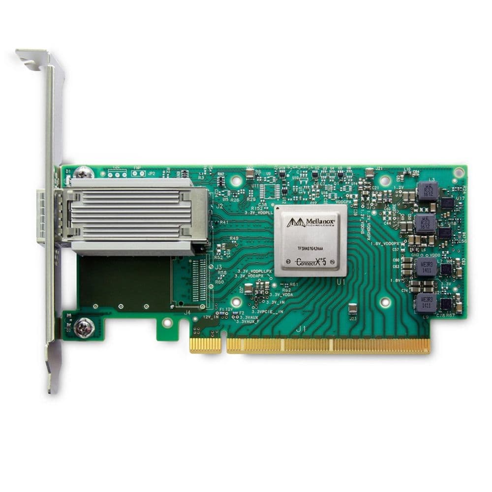 Сетевой адаптер Mellanox MCX515A-CCAT ConnectX-5 EN network interface card, 100GbE single-port QSFP28, PCIe3.0 x16, tall bracket, RTL