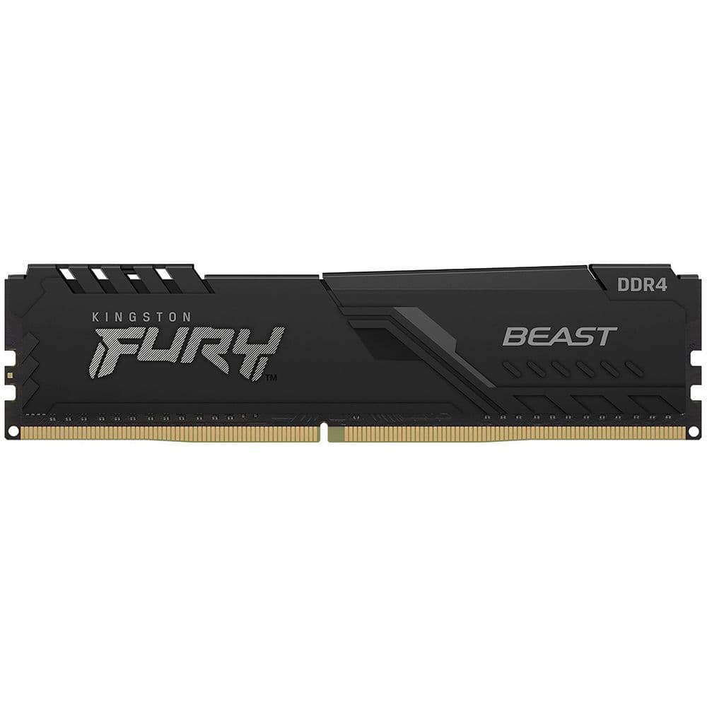 Модуль памяти Kingston FURY Beast Black Gaming Memory KF436C18BB/32 32GB DDR4 3600 DIMM Non-ECC, CL18, 1.35V, 2Gx8, RTL