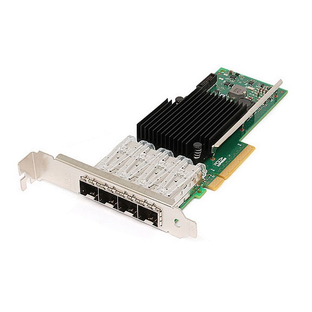 Сетевой адаптер Intel Intel® Ethernet Converged Network Adapter X710-DA4 4x SFP+ port 10GbE/1GbE, PCI-E v3 x4, VMDq. PCI-SIG* SR-IOV, w/o RDMA, Low Profile