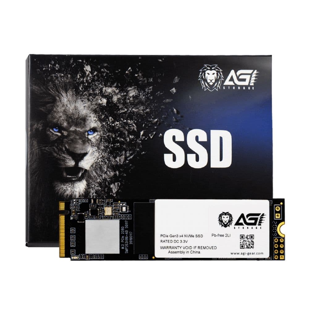 Твердотельный накопитель SSD AGI AI198 256GB M.2 2280 Client PCIe Gen3x4 with NVMe, 1936/1217, IOPS 92/241K, MTBF 1.6M, 3D TLC, 100TBW, 0,36DWPD, RTL