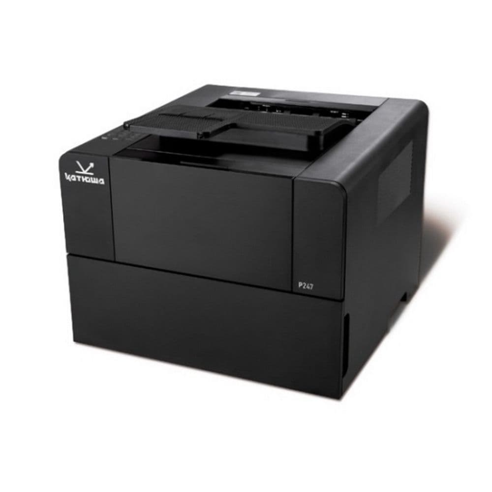 Принтер Катюша P247 Bad Pack (лазерный A4, 47 стр/мин, 1200 dpi, 512 Мб, LAN, USB, Wi-Fi, подача «550 листов, вывод 250 листов, 2,2» 4х-строчный экран + 15-кнопочная цифровая клавиатура, стартовый картридж 3 000 стр)»