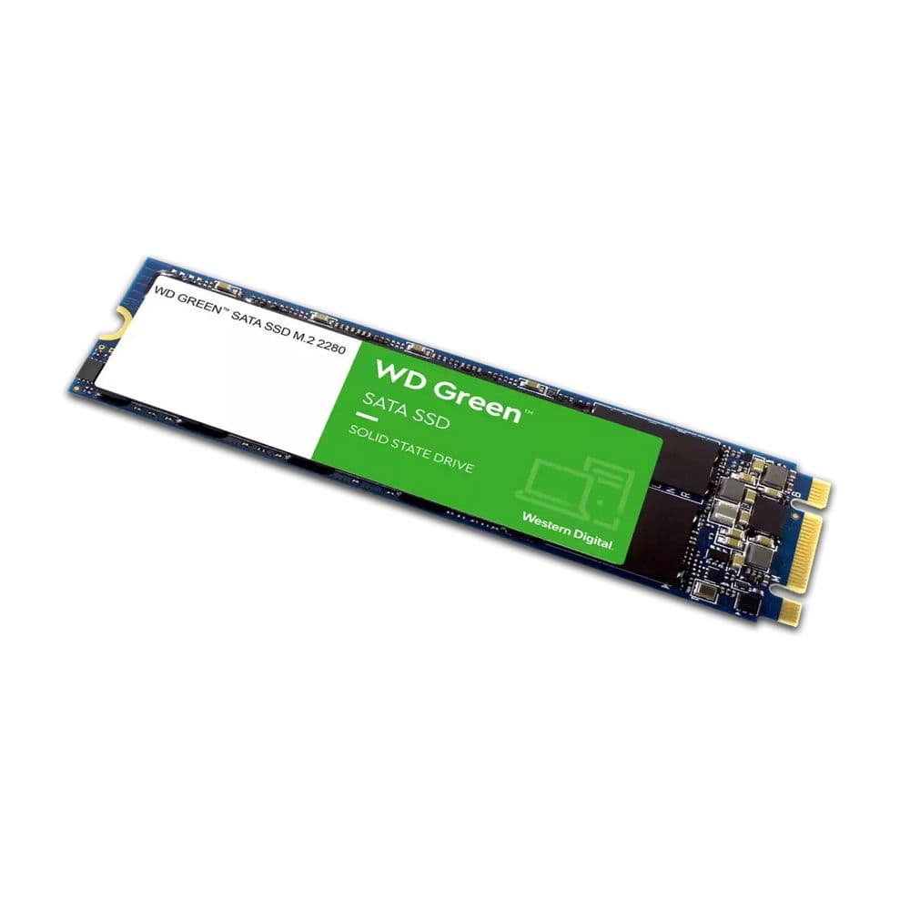 Твердотельный накопитель SSD WD Green 240GB M.2 2280 WDS240G3G0B Client SATA 6Gb/s, 540/465, MTBF 1M, 3D NAND TLC, Retail
