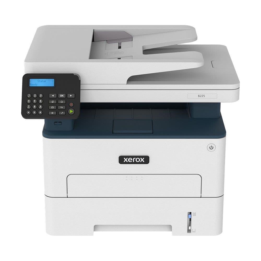 Xerox B225DNI A4, МФУ, лазерное, черно-белое, 34стр/мин, 600dpi, 1000МГц, 512Мб, 50АПД, WiFi/AirPrint/USB/Ethernet, (B225V_DNI)