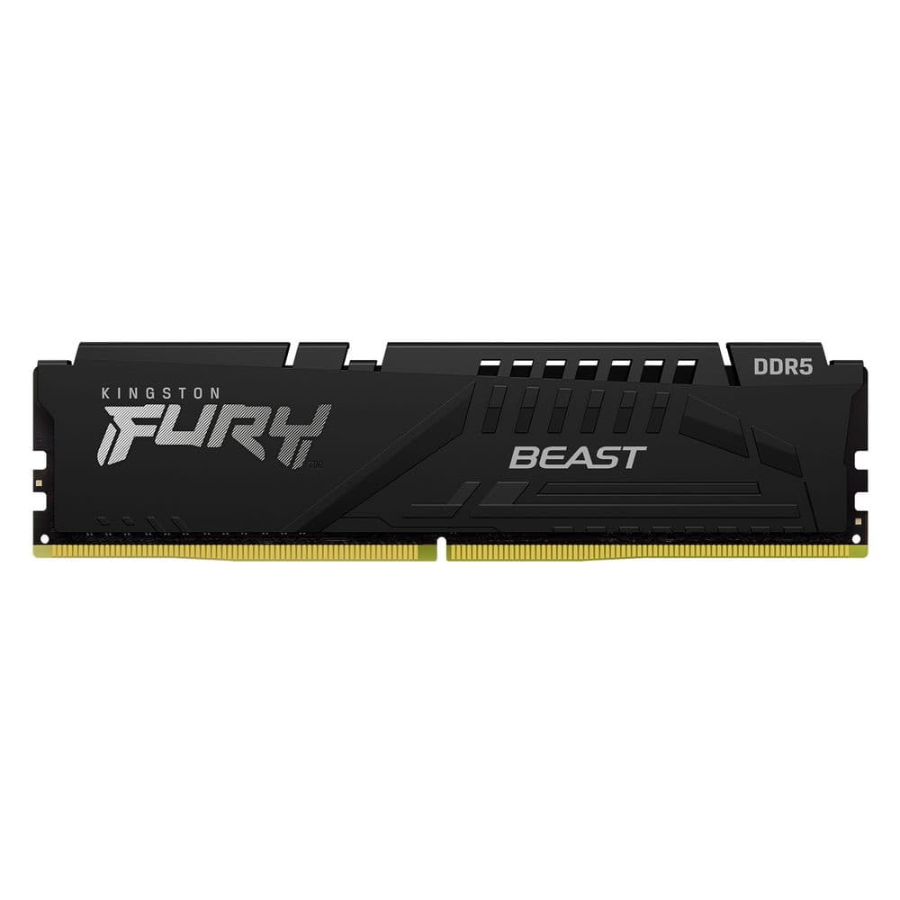 Модуль памяти Kingston 16GBDDR5 5600 DIMM FURY Beast Black EXPO Gaming Memory KF556C36BBE-16 Non-ECC, CL36, 1.25 KF556C36BBE-16 Non-ECC, CL36, 1.25V, 1RX8, RTL