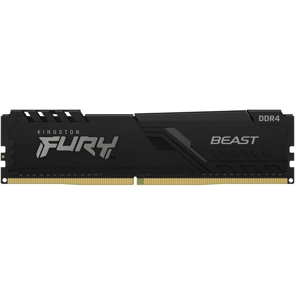 Модуль памяти Kingston FURY Beast Black Gaming Memory KF432C16BB/4 4GB Kingston DDR4 3200 DIMM Non-ECC, CL16, 1.35V, 512x8, 512x8, OEM