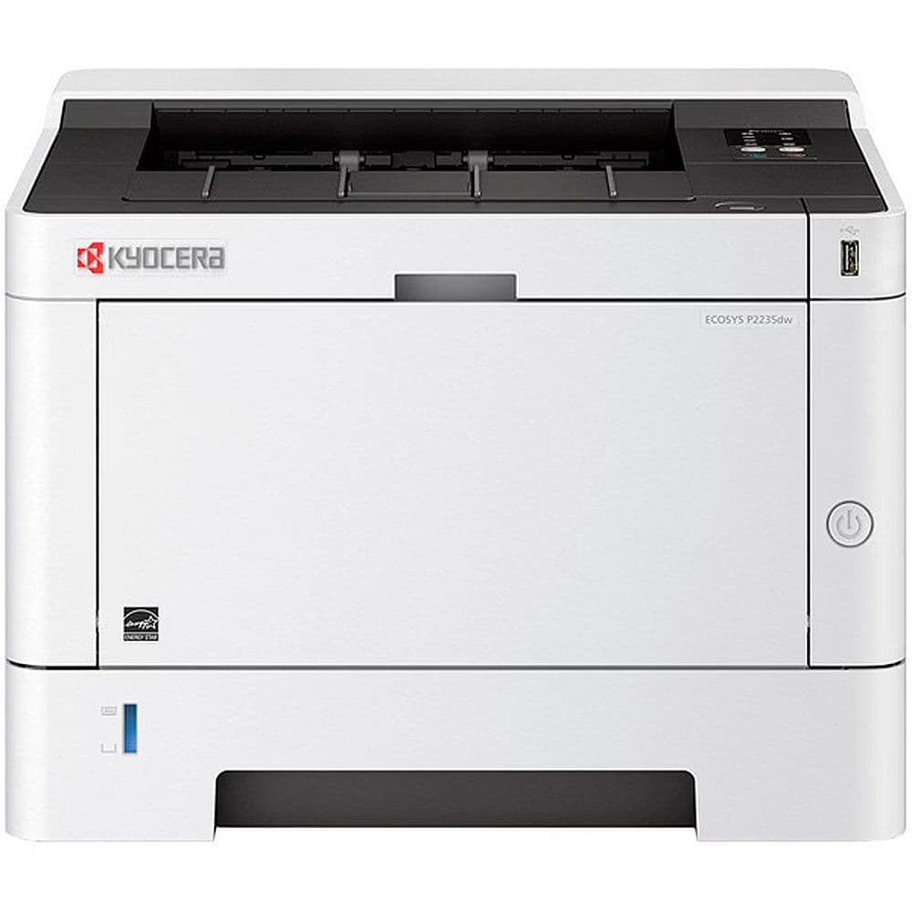 Kyocera Ecosys P2235dw А4, принтер, лазерный, черно-белый, 35стр/мин, 1200dpi, 800МГц, 256Мб, 100+250, WiFi/USB/Ethernet, 1000стр/картридж, (1102RW3NL0)