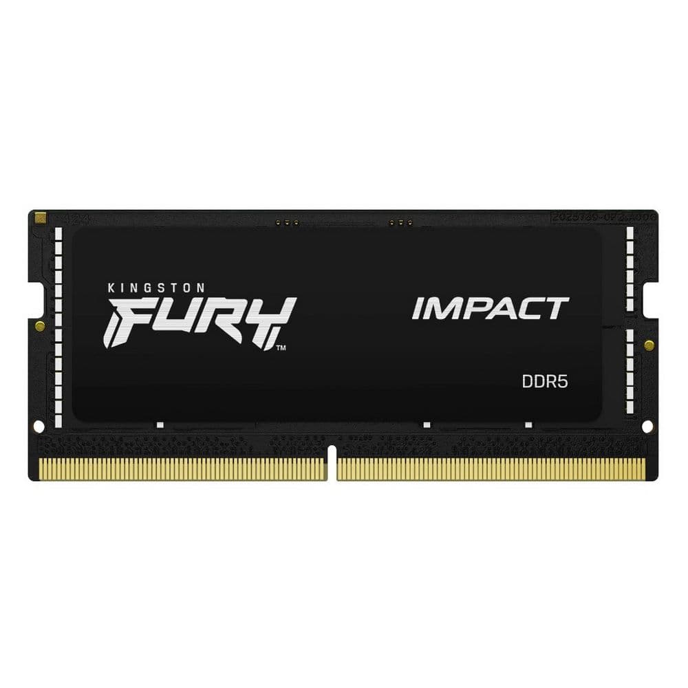 Модуль памяти Kingston 32GB DDR5 4800 SODIMM FURY Impact PnP Gaming Memory KF548S38IB-32 Non-ECC, CL38, 1.1V, 2RX8 38-38-38 262-pin 16Gbit, RTL