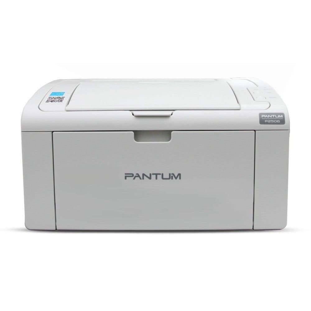 Pantum P2506W A4, принтер, лазерный, черно-белый, 22стр/мин, 1200x1200dpi, 600МГц, 128Мб, WiFi/USB, 700стр/картридж, белый корпус (P2506W)