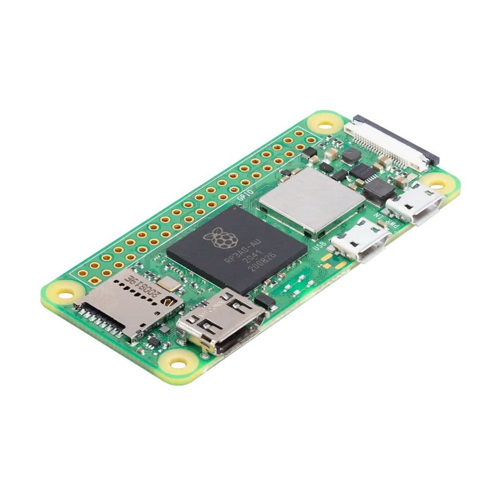 Одноплатный компьютер Raspberry Pi Zero 2 W 1GHz quad-core CPU, 512MB RAM, Mini HDMI port, Micro USB OTG port, Micro USB power, HAT-compatible 40-pin header, Composite video and reset headers, CSI camera connector, 802.11 b/g/n wireless LAN(MBZ)