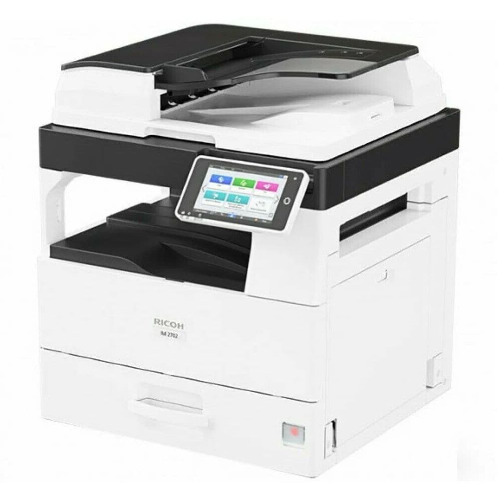 Ricoh IM 2702 A3, МФУ, лазерное, черно-белое, 27стр/мин, 600dpi, 800МГц, 2048Мб, 100АПД, 500+100, WiFi/AirPrint/USB/Ethernet, 4000стр/картридж