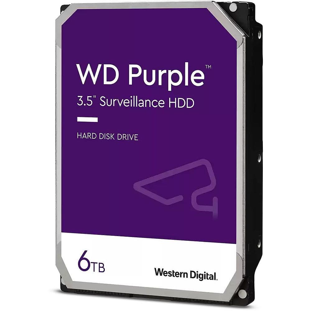 Жесткий диск Western Digital Purple WD64PURZ 3,5" 6ТБ 5400RPM 256MB (SATA-III) DV&NVR