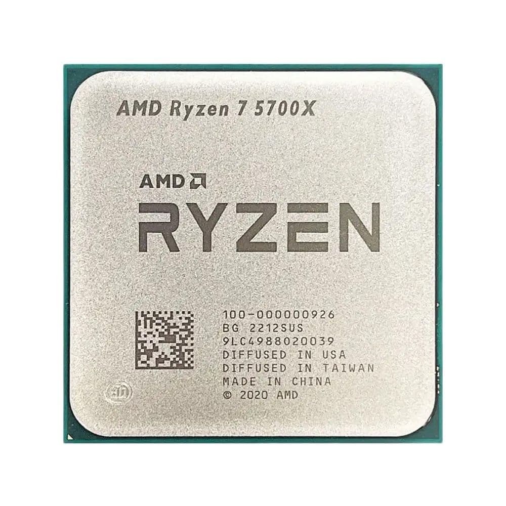 Центральный Процессор AMD RYZEN 7 5700X BOX (Vermeer, 7nm, C8/T16, Base 3,40GHz, Turbo 4,60GHz, Without Graphics, L3 32Mb, Default TDP 65W, w/o cooler, SAM4)