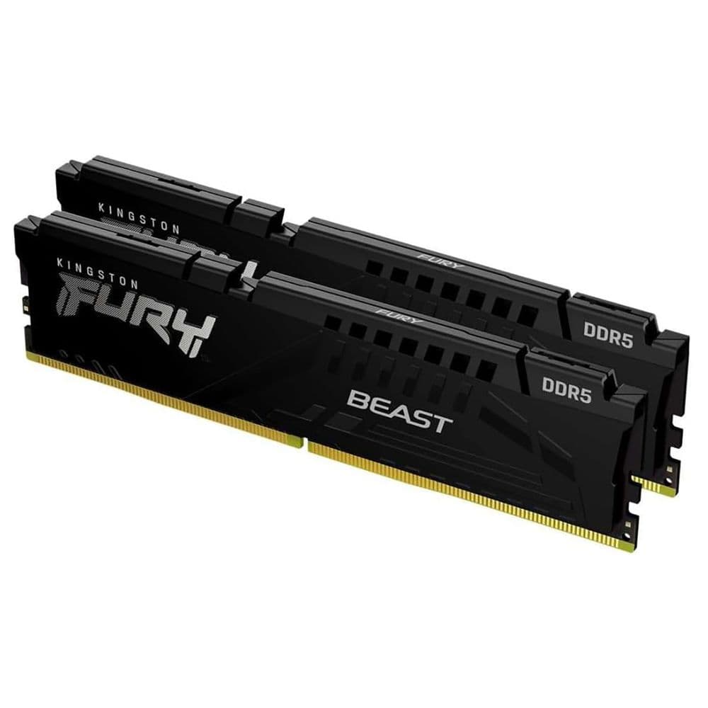 Модуль памяти Kingston 32GB DDR5 5600 FURY Beast Black EXPO Non-ECC Unbuffered DIMM (Kit 2*16gb) 1RX8 36-38-38 1.25V 288-pin 16Gbit