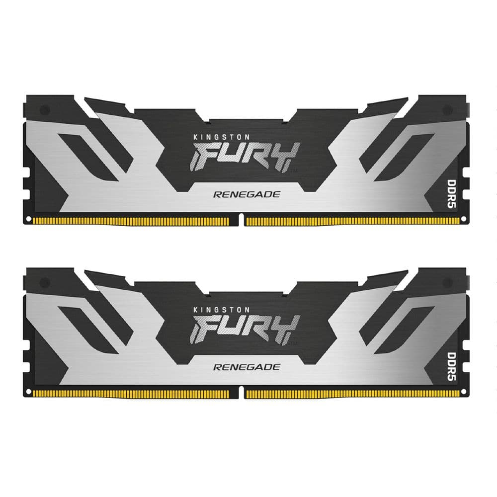 Модуль памяти Kingston 32GB DDR5 6800 FURY Renegade Silver/Black XMP Non-ECC Unbuffered DIMM (Kit 2*16gb) 1RX8 36-42-42 1.4V 288-pin 16Gbit