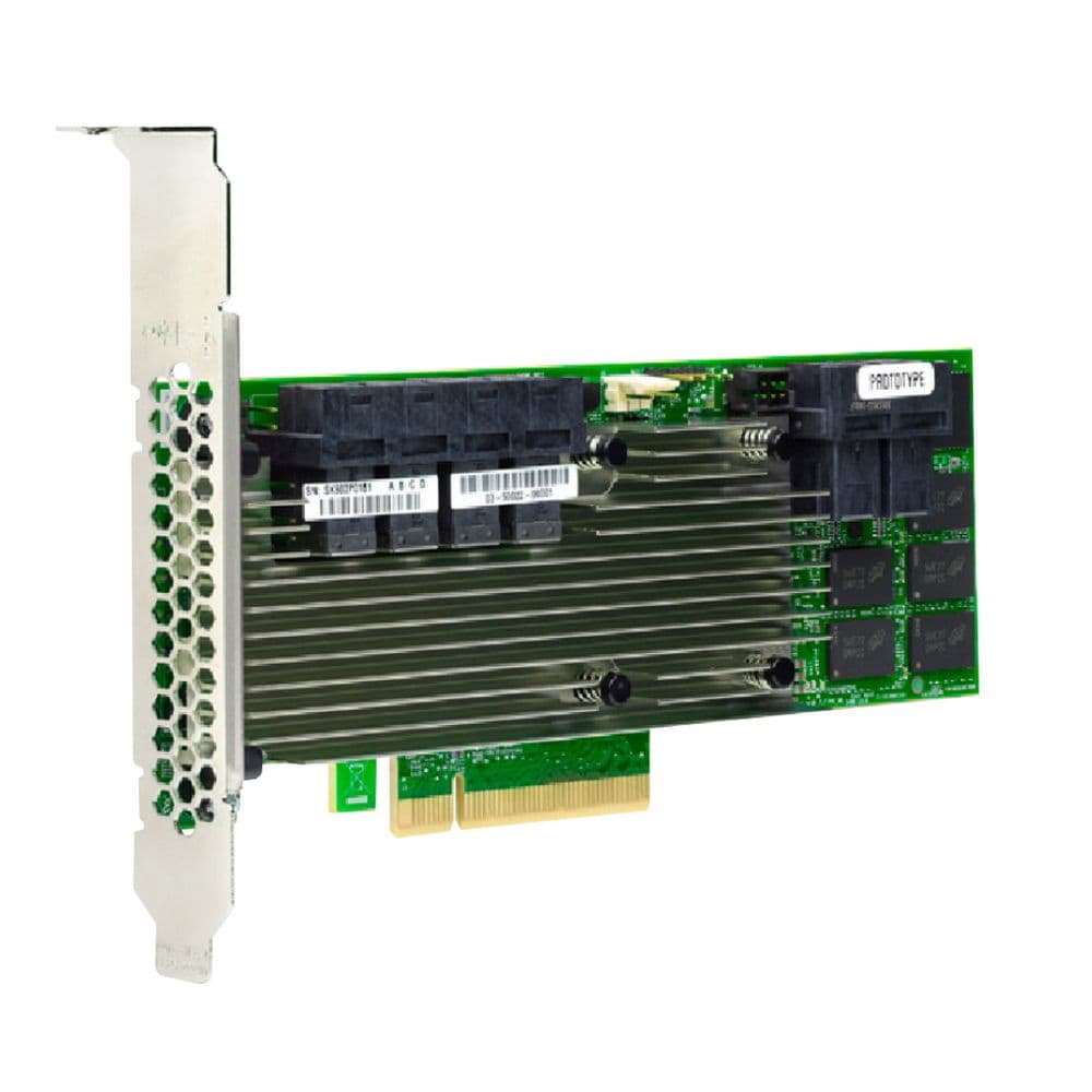 RAID-контроллер Broadcom LSI MegaRAID SAS 9361-24i SGL (05-50022-00 / 03-50022-00003 / 03-50022-05006 ) PCIe 3.0 x8 LP, SAS/SATA 12G, RAID 0,1,5,6,10,50,60, 24port(6*int SFF8643), Cache 4GB, 3324ROC, RTL