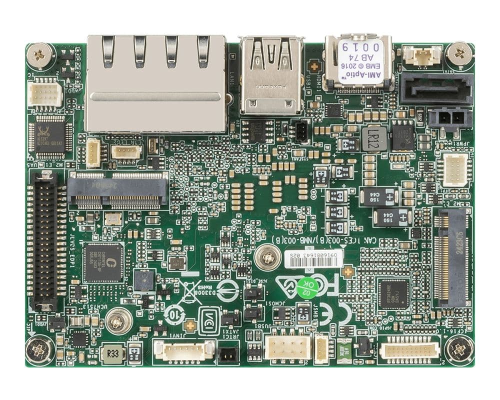 Материнская плата MSI MS-CF16-N97-8GB MS-CF16\601-CF16-010\806-CF16-007 10 Fanless, INTEL ADL-N N97, LPDDR5 8GB,1*HDMI,1*LVDS/eDP,1*M.2 E key,1*M.2 B key,1*2.5GbE LAN,1*GbE LAN,1*SATA 3.0,1*USB 3.2 Gen 2,1*USB 3.2 Gen 1,2*USB2.0,GPIO,1*COM,TPM2.0,DC-in 12V,Non-WT, Single 12-PACK
