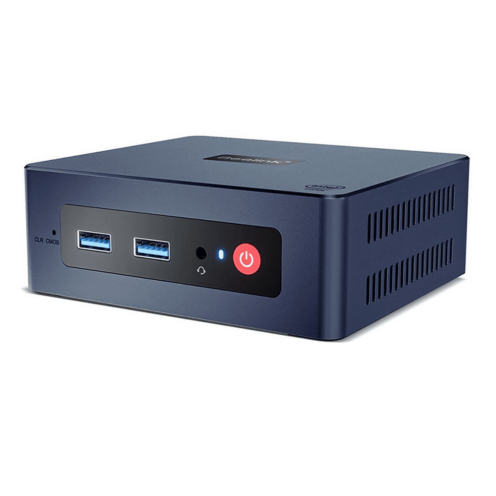 Мини-компьютер Beelink MINI S, CPU: Intel® Celeron® N5095 Processor, 4C/4T, GPU : Intel® UHD Graphics, 8GB DDR4 RAM 256GB SSD, Wi-Fi 5 ; Bluetooth 5.0; LAN 1000M