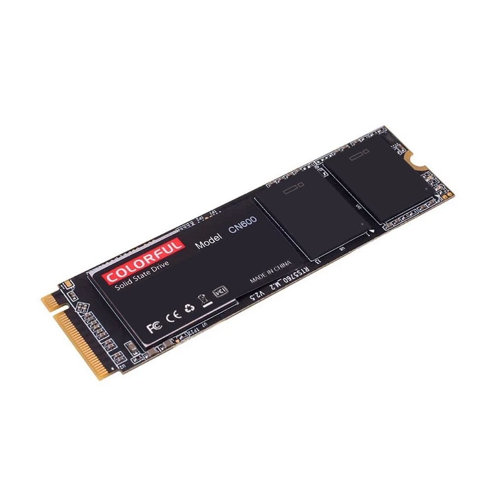 Твердотельный накопитель SSD Colorful Bad Pack M.2 2280 128GB CN600 Client SSD CN600 128GB PCIe Gen3x4 with NVMe, 1600/500, IOPS 100/120K, MTBF 1M, 3D NAND TLC, DRAM-less, 40TBW, 0,29DWPD, RTL