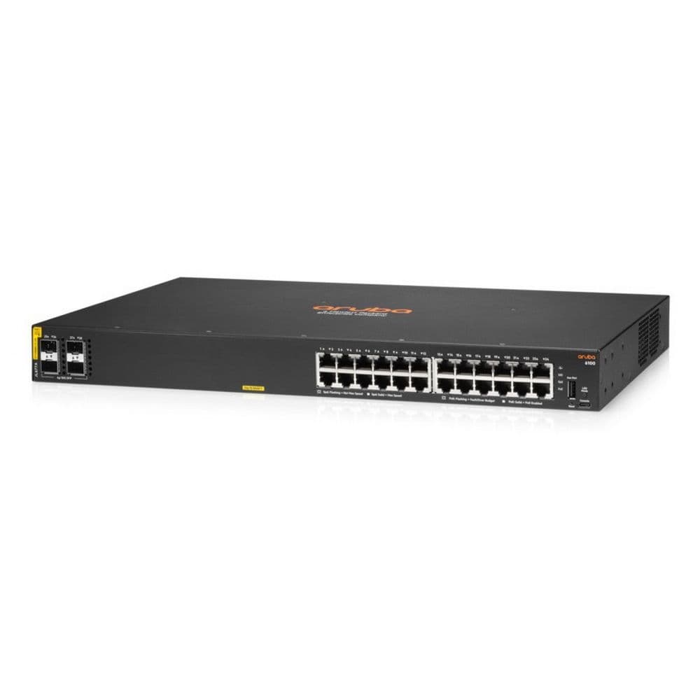 Коммутатор HPE Bad Pack JL677A HPE Aruba 6100 Managed 24G Class4 PoE 370W 4SFP+ Switch