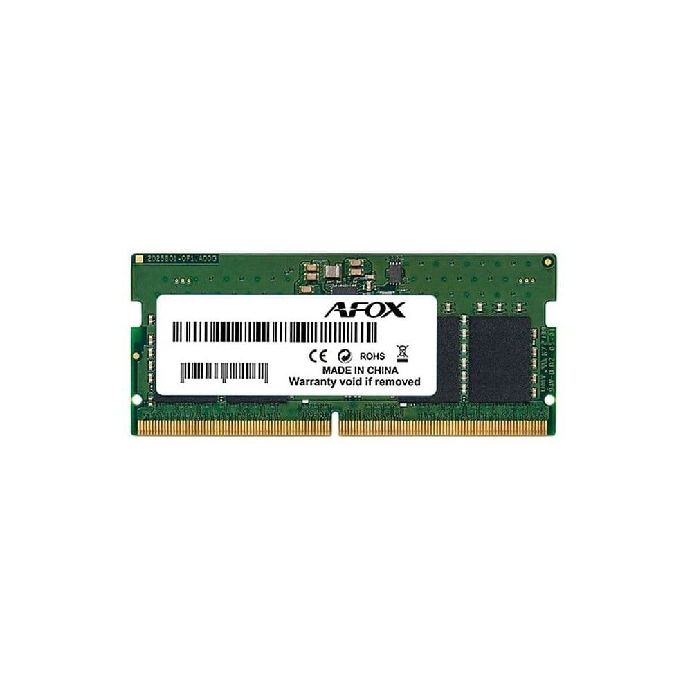 Модуль памяти Afox 16GB DDR5 5600Mhz SO-DIMM Single Channel Package (1x16GB), PC5-44800, 262- Pin, Non-ECC, Un-Buffered, CL46-46-46-90, 1.1V