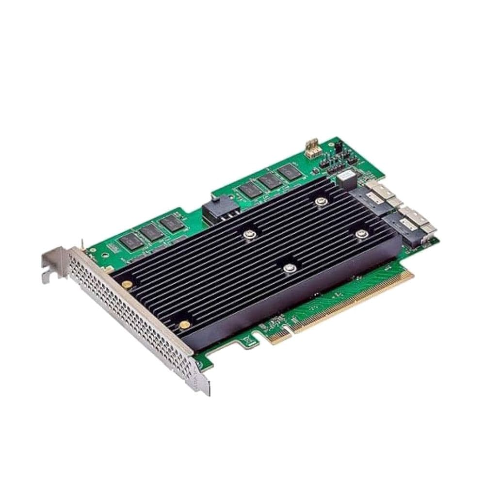 RAID-контроллер Broadcom 9670W-16i SGL (05-50113-00 / 03-50113-00002 / 03-50113-00001), PCIe 4.0 x16, Full Height, 24G SAS/SATA/NVMe, RAID 0,1,5,6,10,50,60, 16port(2x8 SFF-8654), 8GB Cache, SAS4116W ROC, RTL