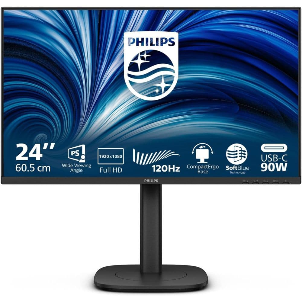 Монитор (IPS, 300cd, 1500:1, 4ms, 50M:1, 178/178, HDMI, DP, USB Hub, USB-C(PD90W), RJ45, Speakers, 120Hz, Tilt, HAS, Swivel, Pivot, Internal)
